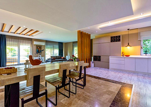 Квартира планировки 4+1 с мебелью в микрорайоне Унджалы - Анталия 