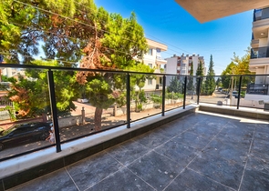 Квартира с бассейном планировки 2+1 в районе Кепез - Анталия