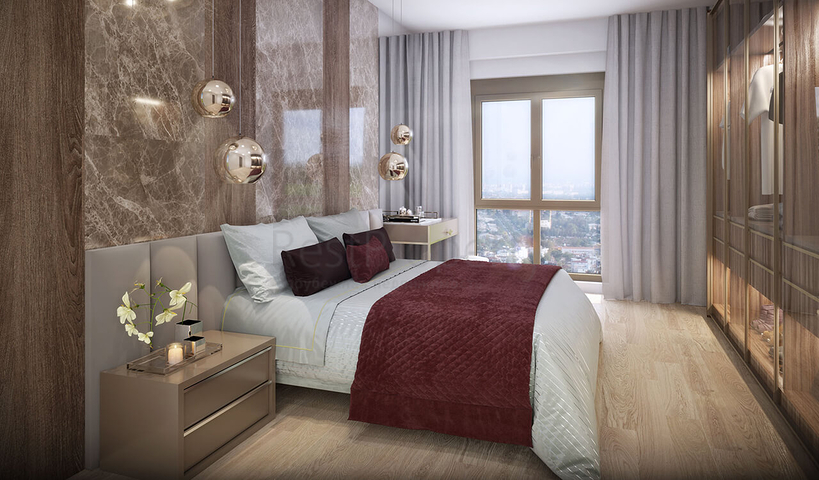 Квартиры планировки 2+1 в районе Кепез - Анталия