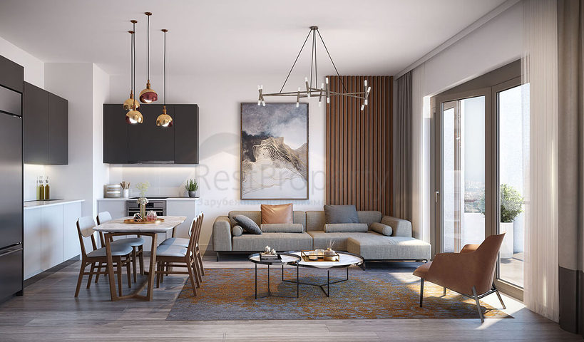 Квартиры планировки 2+1 в районе Кепез - Анталия