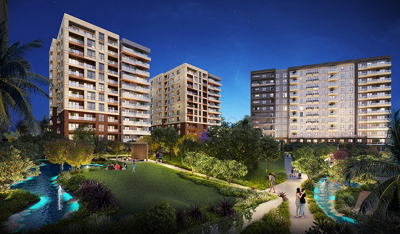 Квартиры планировки 2+1 в районе Кепез - Анталия