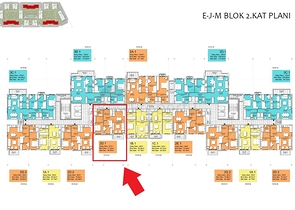Квартиры планировки 2+1 в районе Кепез - Анталия