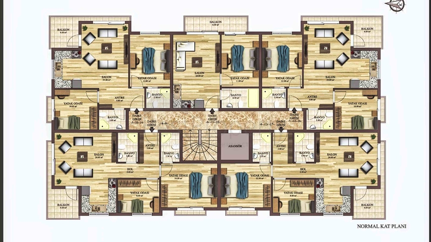 Инвестиционный проект в микрорайоне Хурма - Анталия 