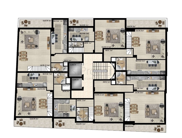 Инвестиционный проект в микрорайоне Учген - Анталия 