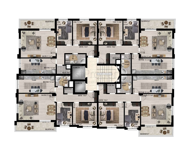 Инвестиционный проект в микрорайоне Учген - Анталия 