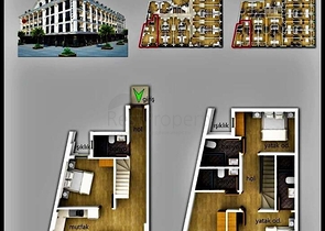 Квартира  планировки 2+1 в районе Фетхие - Анталия 