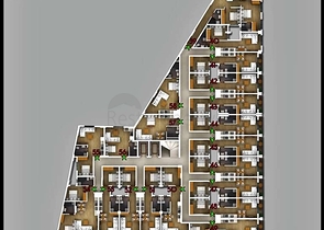 Квартира  планировки 2+1 в районе Фетхие - Анталия 