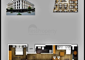 Квартира  планировки 2+1 в районе Фетхие - Анталия 