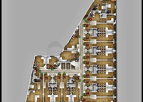 Квартира  планировки 2+1 в районе Фетхие - Анталия 