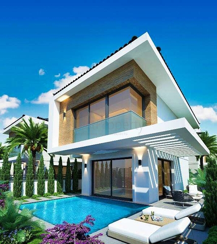 Новая вилла планировки 4+1 в районе Фетхие - Анталия