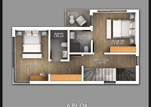 Новая вилла планировки 4+1 в районе Фетхие - Анталия