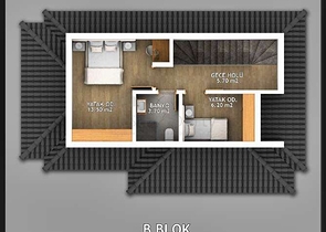 Новая вилла планировки 4+1 в районе Фетхие - Анталия