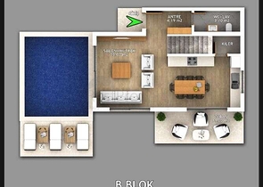 Новая вилла планировки 4+1 в районе Фетхие - Анталия