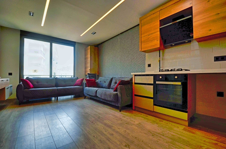 Квартира планировки 1+1 в микрорайоне Хурма - Анталия 