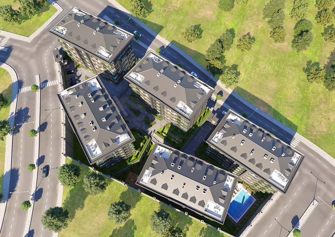 Жилой комплекс расположенный на побережье Босфора 