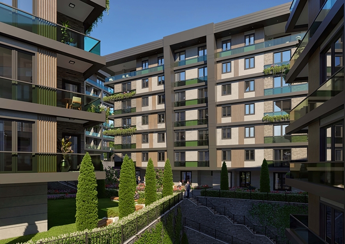 Жилой комплекс расположенный на побережье Босфора 