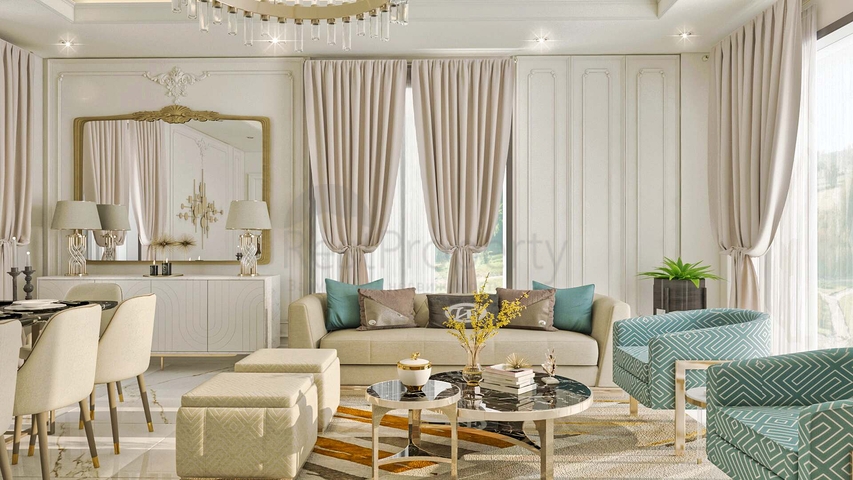 Вилла планировки7+1 в районе Дошемеалты - Анталия 