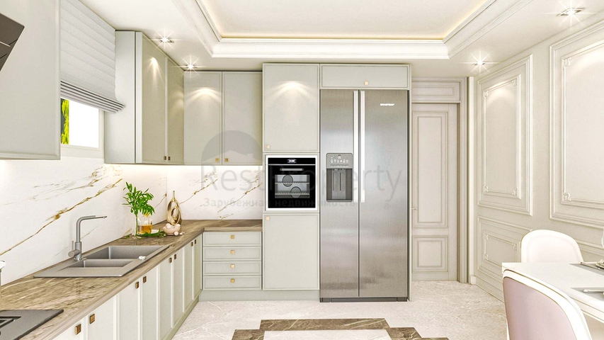 Вилла планировки7+1 в районе Дошемеалты - Анталия 