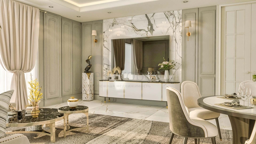 Вилла планировки7+1 в районе Дошемеалты - Анталия 