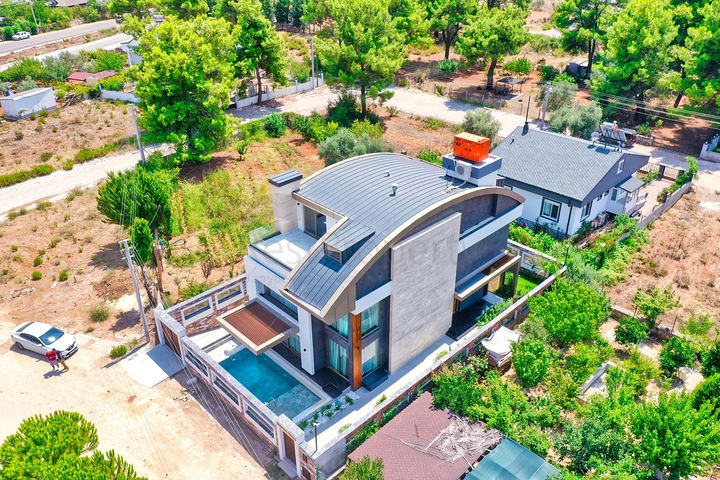 Просторная вилла планировки 6+1 в районе Дошемеалты - Анталия 