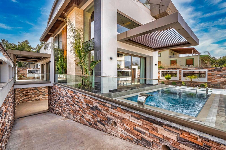 Просторная вилла планировки 6+1 в районе Дошемеалты - Анталия 