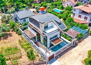 Просторная вилла планировки 6+1 в районе Дошемеалты - Анталия 