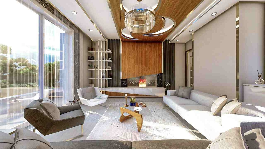 Квартира планировки 4+2 дуплекс в районе Кепез - Анталия 