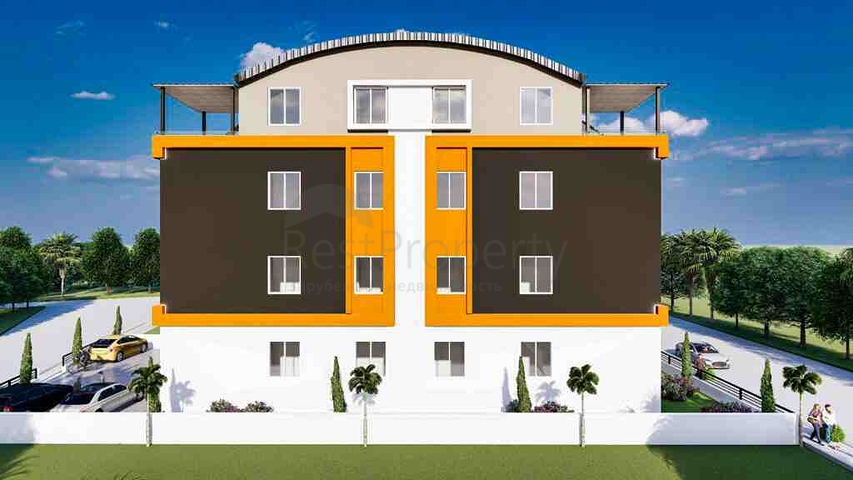 Квартира планировки 4+2 дуплекс в районе Кепез - Анталия 