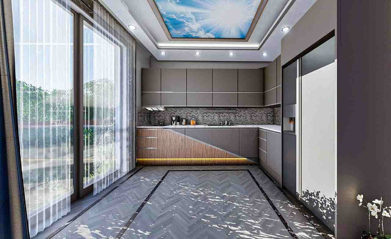 Квартира планировки 4+2 дуплекс в районе Кепез - Анталия 