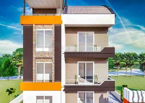 Квартира планировки 4+2 дуплекс в районе Кепез - Анталия 