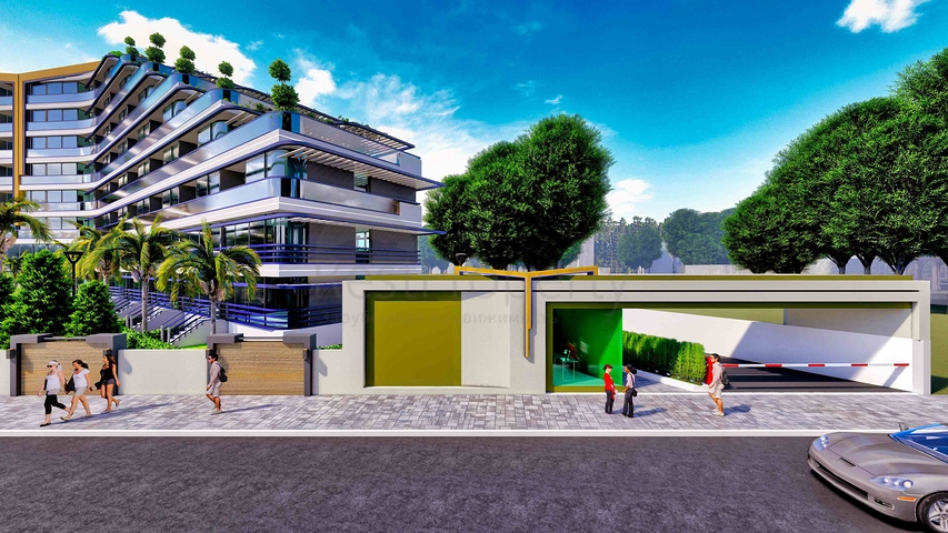 Новый проект в самом востребованном районе города Алтынташ - Анталия 