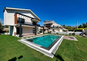 Вилла в 1000 метров от моря планировкой 3+1 в районе Фетхие 