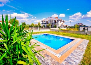 Вилла планировки 4+1 для большой семьи в районе Дошемеалты - Анталия 