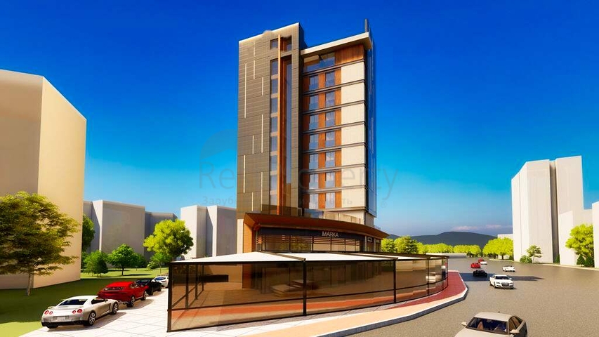 Инвестиционный проект с видом на море в центре города Анталия