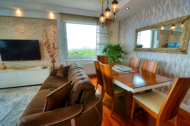 Квартира планировки 4+1 в микрорайоне Бахчелиэвлер - Анталия 