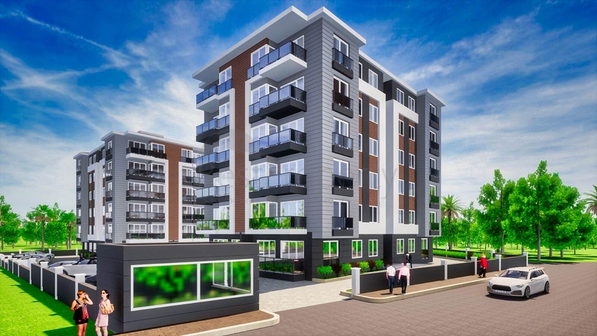 Инвестиционный проект в большом районе Кепез - Анталия 