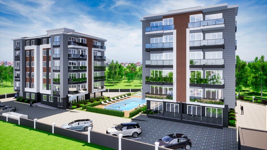 Инвестиционный проект в большом районе Кепез - Анталия 