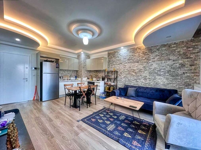 Уютная квартира планировки 1+1 в районе Кепез - Анталия 