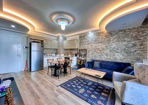 Уютная квартира планировки 1+1 в районе Кепез - Анталия 