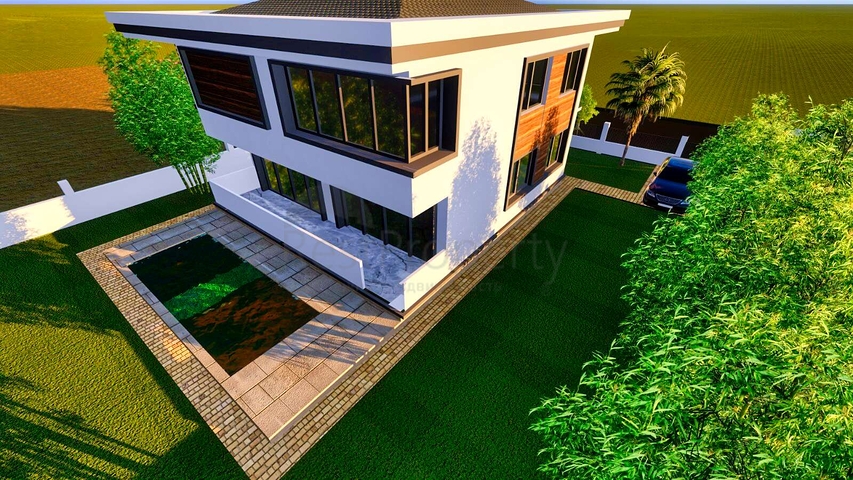 Вилла планировки 4+1 в районе Кемер - Анталия 