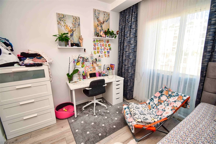 Мебелированная квартира планировки 2+1 в микрорайоне Хурма - Анталия 