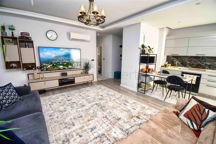 Мебелированная квартира планировки 2+1 в микрорайоне Хурма - Анталия 