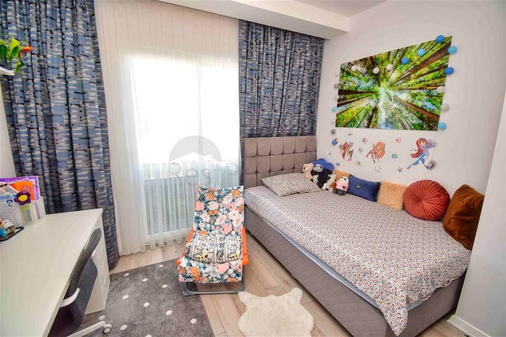 Мебелированная квартира планировки 2+1 в микрорайоне Хурма - Анталия 