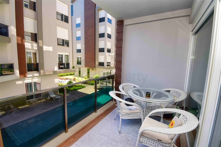 Мебелированная квартира планировки 2+1 в микрорайоне Хурма - Анталия 