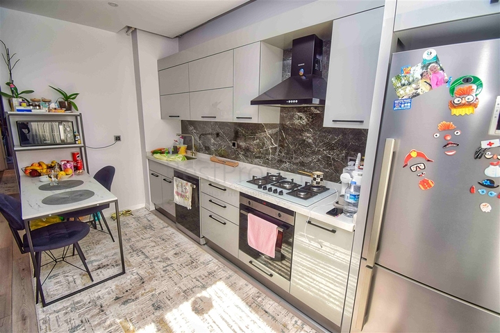 Мебелированная квартира планировки 2+1 в микрорайоне Хурма - Анталия 