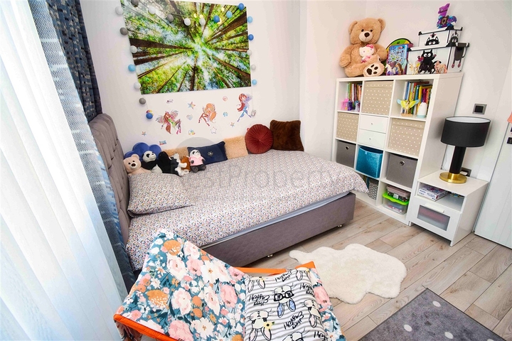 Мебелированная квартира планировки 2+1 в микрорайоне Хурма - Анталия 