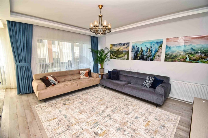 Мебелированная квартира планировки 2+1 в микрорайоне Хурма - Анталия 