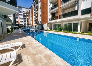 Мебелированная квартира планировки 2+1 в микрорайоне Хурма - Анталия 