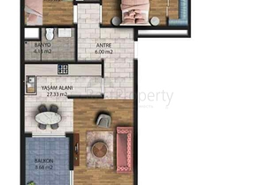 Инвестиционный проект в районе Алтынташ - Анталия 