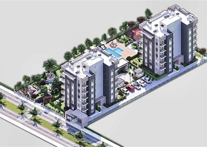 Квартиры планировки 1+1 и 2+1 в районе Алтынташ - Анталия 